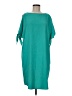 Gibson Latimer 100% Polyester Solid Teal Casual Dress Size M - photo 1