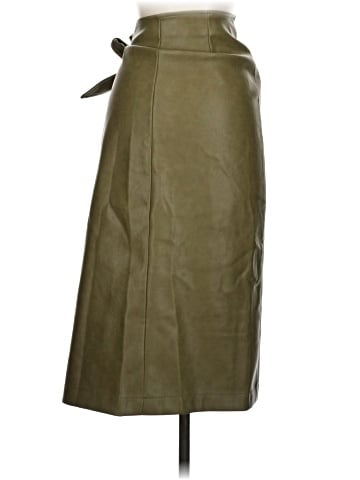 7 For All Mankind Faux Leather Skirt (view 2)