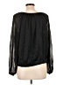 Ann Taylor 100% Polyester Black 3/4 Sleeve T-Shirt Size L - photo 2