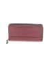 Marc Jacobs 100% Leather Solid Zebra Print Burgundy Leather Wallet One size - photo 1