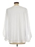 Adrienne White Long Sleeve Blouse Size L - photo 2