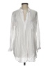 Indah White Long Sleeve Blouse Size XS - photo 1