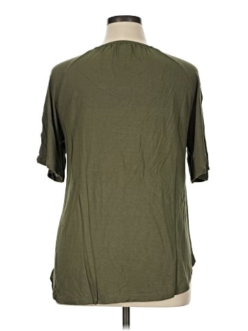Ann Taylor LOFT Outlet Short Sleeve Blouse (view 2)