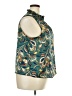 Emery Rose 100% Polyester Teal Sleeveless Blouse Size 2XL - photo 4