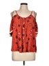 Cato 100% Rayon Orange Sleeveless Blouse Size L - photo 1