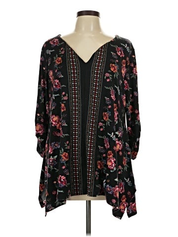 Roper 3/4 Sleeve Blouse (view 1)