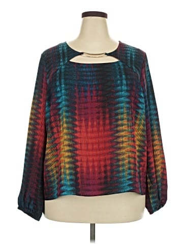 Bold Elements Long Sleeve Blouse (view 1)