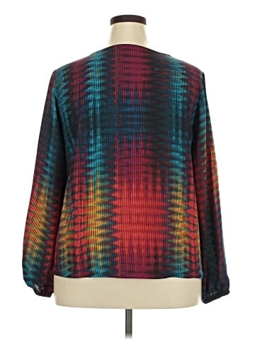 Bold Elements Long Sleeve Blouse (view 2)
