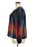 Bold Elements 100% Polyester Tie-dye Teal Long Sleeve Blouse Size XXL - photo 5