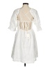 FRNCH 100% Polyester White Casual Dress Size M - photo 2