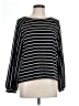 INC International Concepts Stripes Black Pullover Sweater Size L - photo 1