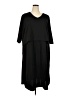 Ulla Popken Solid Black Casual Dress Size 24 - 26 - photo 1