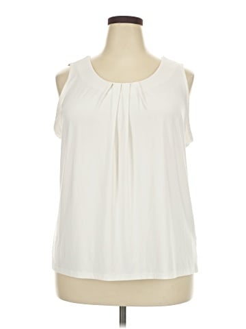 Roz & Ali Sleeveless Blouse (view 1)