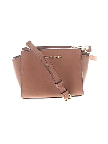MICHAEL Michael Kors Leather Crossbody Bag (view 1)
