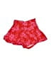 Stradivarius Print Red Shorts Size 2 - photo 1
