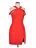 BCBGMAXAZRIA Red Cocktail Dress Size 8 - photo 1