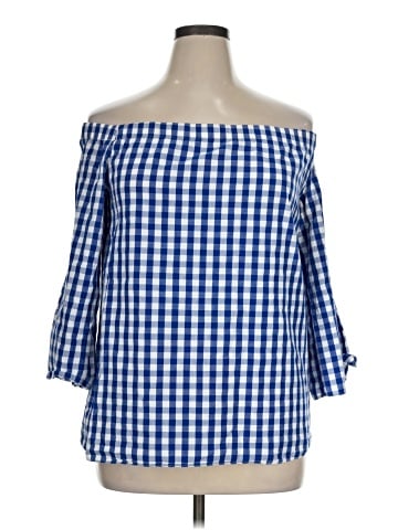 Do & Be 3/4 Sleeve Blouse (view 1)