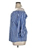 Do & Be 100% Cotton Blue 3/4 Sleeve Blouse Size M - photo 5