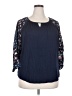 Westport Blue 3/4 Sleeve Blouse Size XL - photo 1