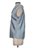 Renee C. Blue Sleeveless Blouse Size S - photo 5
