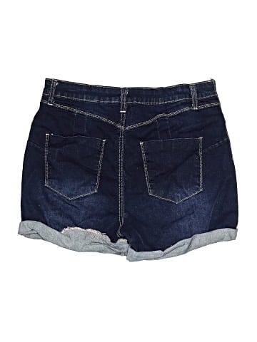 Blue Savvy Denim Shorts (view 2)
