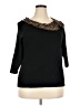 Grace Elements Black 3/4 Sleeve Top Size 2X - photo 1