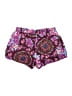 Blue Rain 100% Rayon Paisley Burgundy Shorts Size S - photo 2