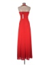 Et Ochs 100% Polyester Red Cocktail Dress Size 6 - photo 2