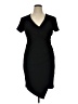 Bisou Bisou Solid Black Cocktail Dress Size 14 - photo 1