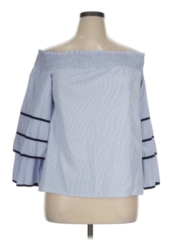 Listicle 3/4 Sleeve Blouse (view 1)