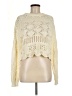 Flat White 100% Cotton Ivory Pullover Sweater Size M - photo 1