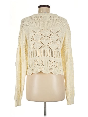 Flat White Pullover Sweater (view 2)