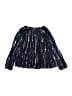 Crewcuts Blue Black Long Sleeve Blouse Size M (kids) - photo 2