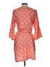 Escapada Print Orange Casual Dress Size L - photo 2