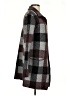Tahari Plaid Burgundy Coat Size S - photo 4