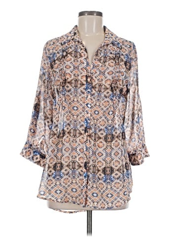 Vintage America Blues 3/4 Sleeve Blouse (view 1)