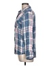 Woolrich 100% Rayon Plaid Blue Long Sleeve Button-Down Shirt Size L - photo 5