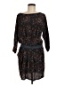 Peruvian Connection 100% Silk Paisley Black Casual Dress Size 6 - photo 1