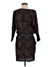 Peruvian Connection 100% Silk Paisley Black Casual Dress Size 6 - photo 2