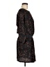 Peruvian Connection 100% Silk Paisley Black Casual Dress Size 6 - photo 4