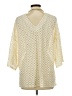 Comme Toi Ivory 3/4 Sleeve Blouse Size L - photo 2