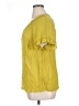 Zac & Rachel Yellow Short Sleeve Blouse Size 1X - photo 5