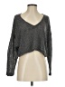 Urban Outfitters Metallic Gray Pullover Sweater Size S - photo 1