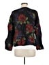 Chico's Design 100% Silk Floral Green Jacket Size Med (1) - photo 2