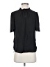 T Tahari 100% Polyester Black Short Sleeve Blouse Size S - photo 1