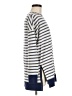 Old Navy 100% Cotton Stripes Silver Pullover Sweater Size M - photo 4
