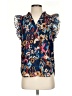 Jade 100% Polyester Blue Sleeveless Blouse Size S - photo 1
