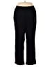 Catherines Solid Black Track Pants Size 1X - photo 1