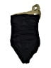 Venus Solid Black One Piece Swimsuit Size 14 - photo 1