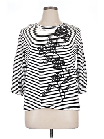 Chico's 3/4 Sleeve T-Shirt (view 1)